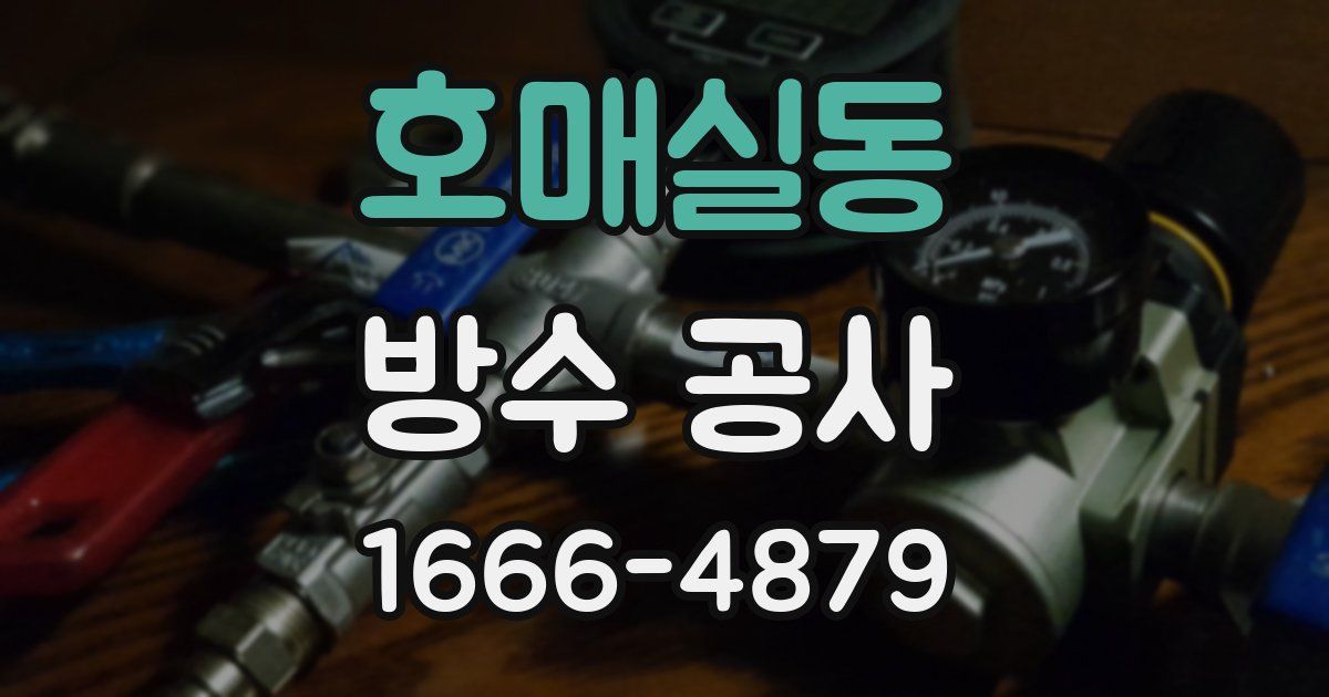호매실동 방수 공사