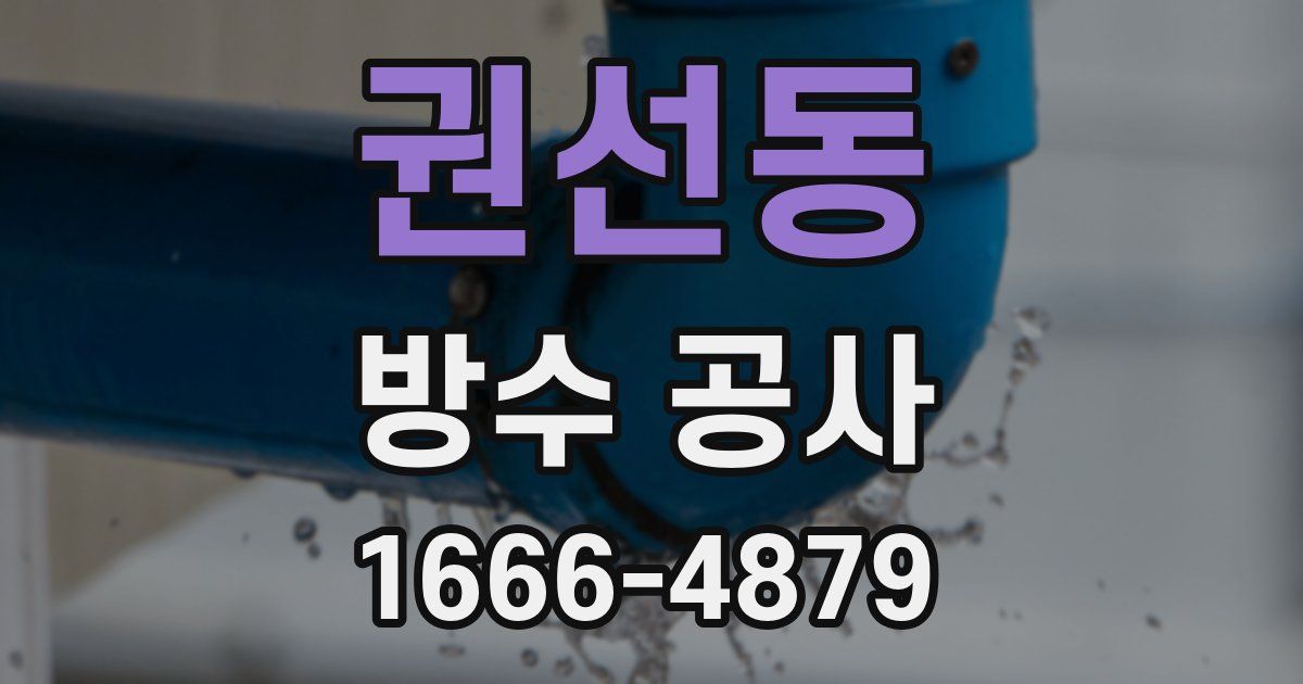 권선동 방수 공사