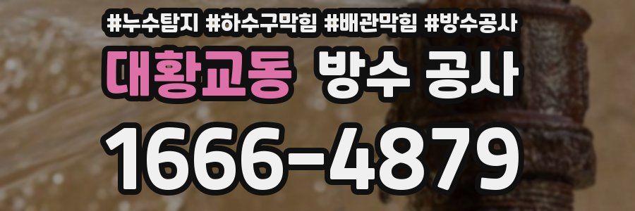 대황교동 방수 공사