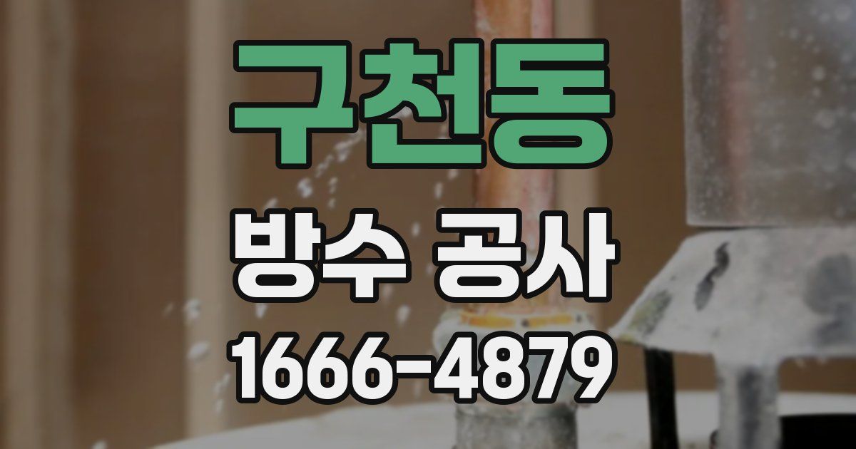 구천동 방수 공사
