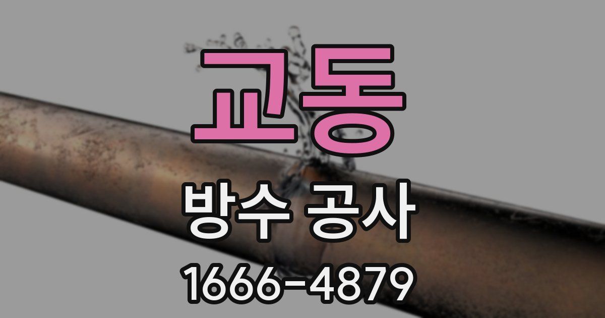 교동 방수 공사