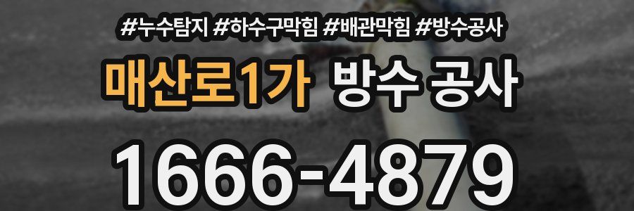 매산로1가 방수 공사