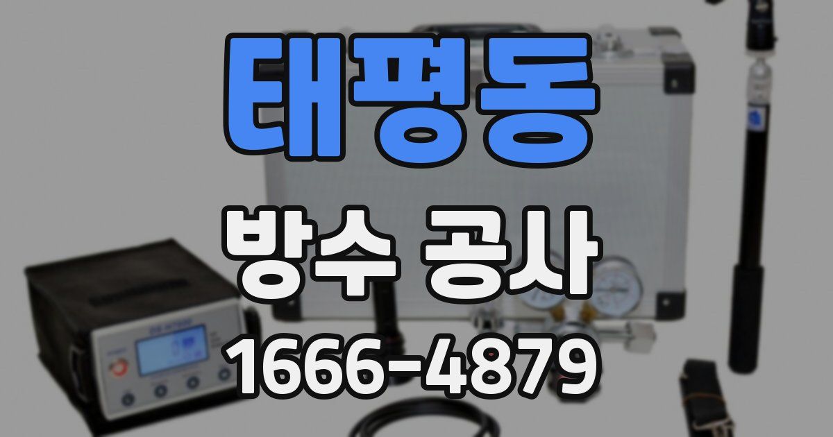 태평동 방수 공사