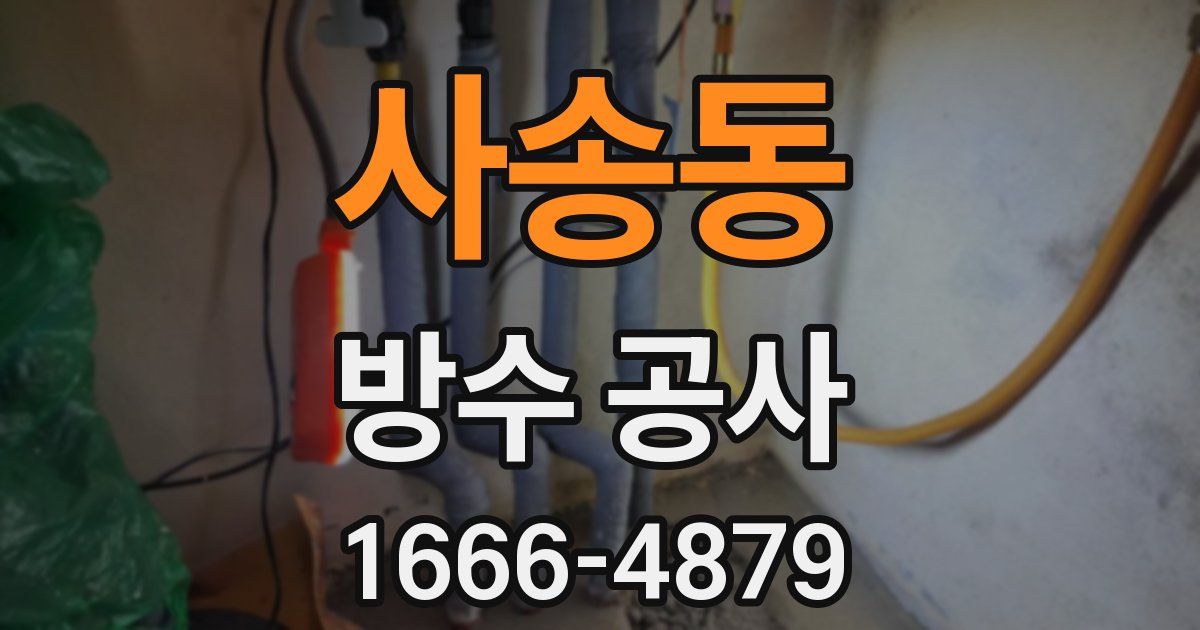 사송동 방수 공사
