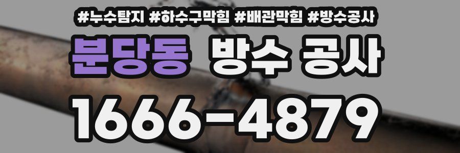 분당동 방수 공사