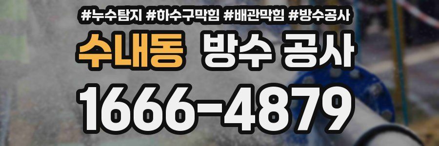 수내동 방수 공사