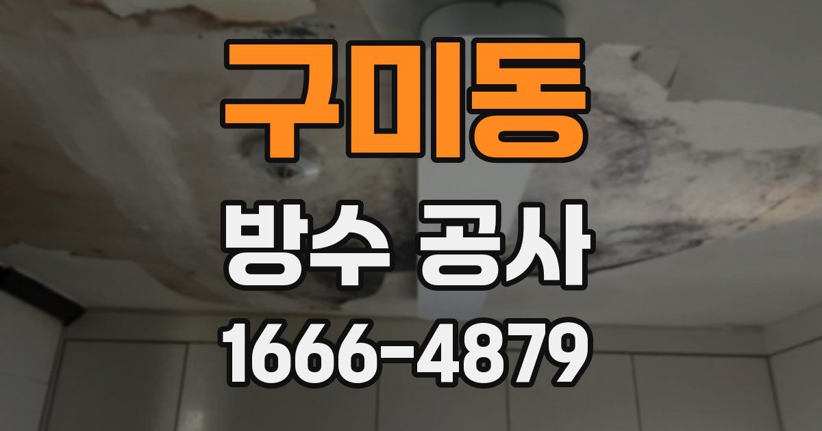 구미동 방수 공사