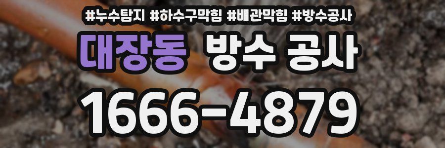대장동 방수 공사