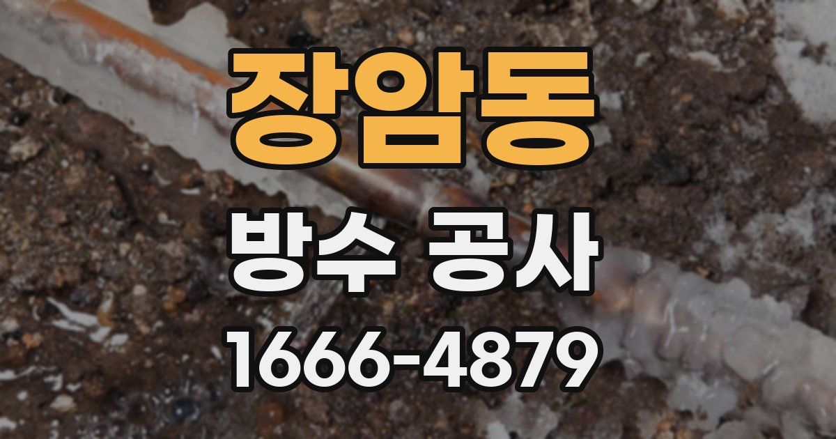 장암동 방수 공사