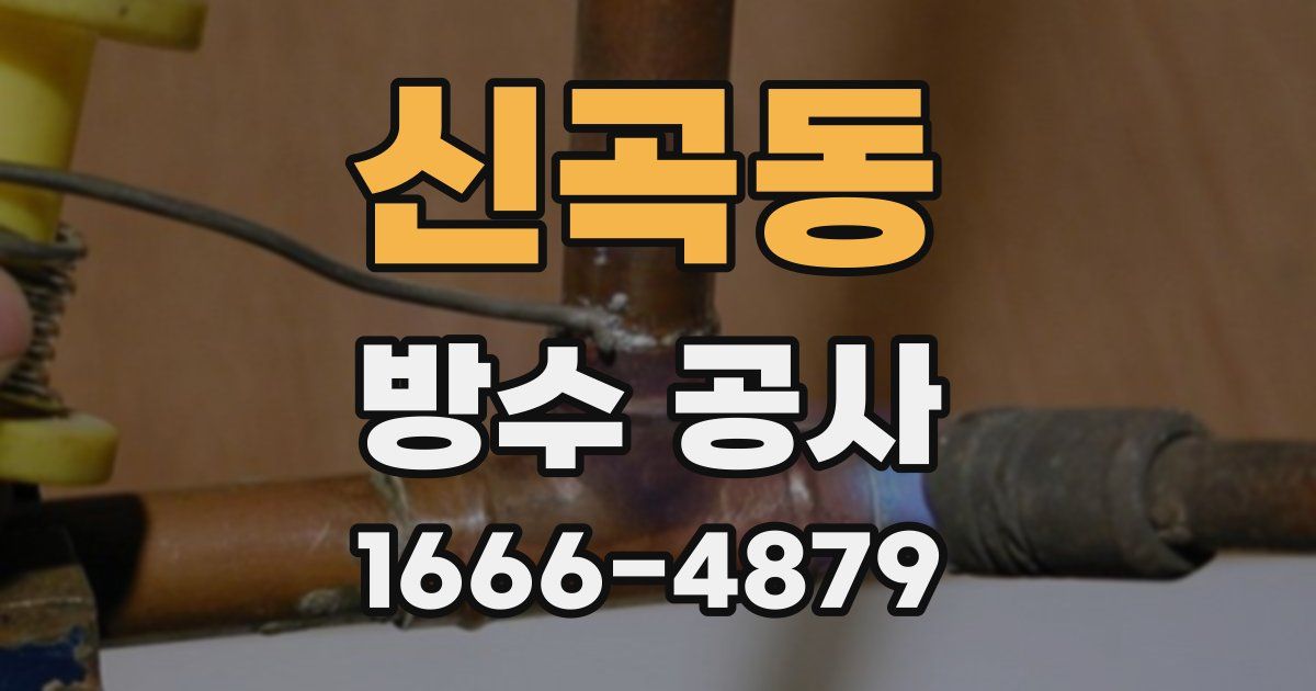 신곡동 방수 공사