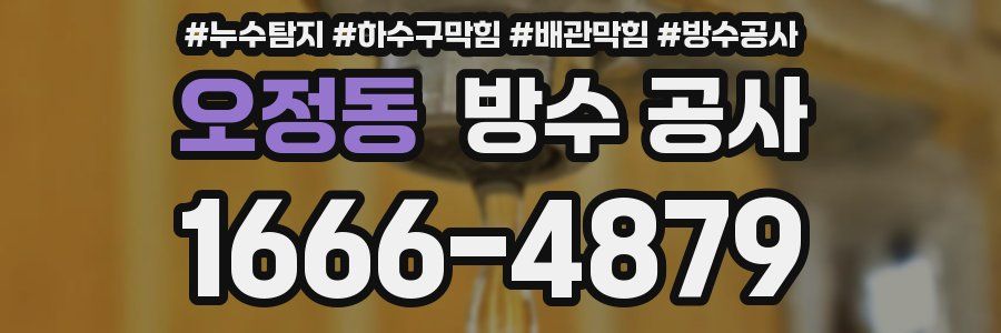오정동 방수 공사