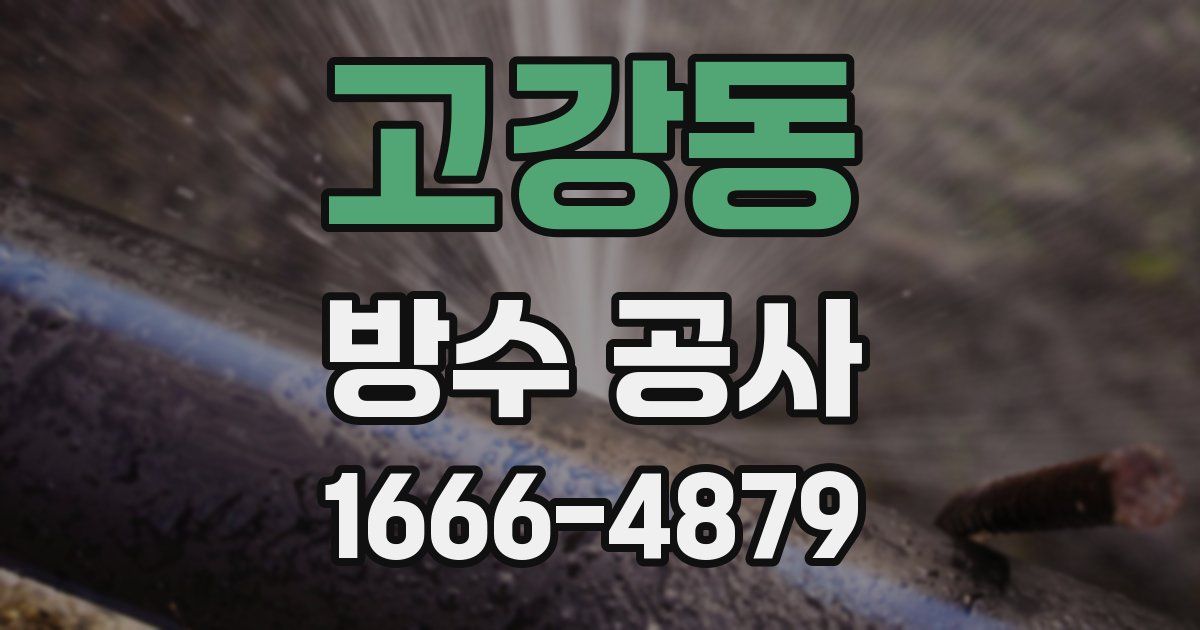고강동 방수 공사