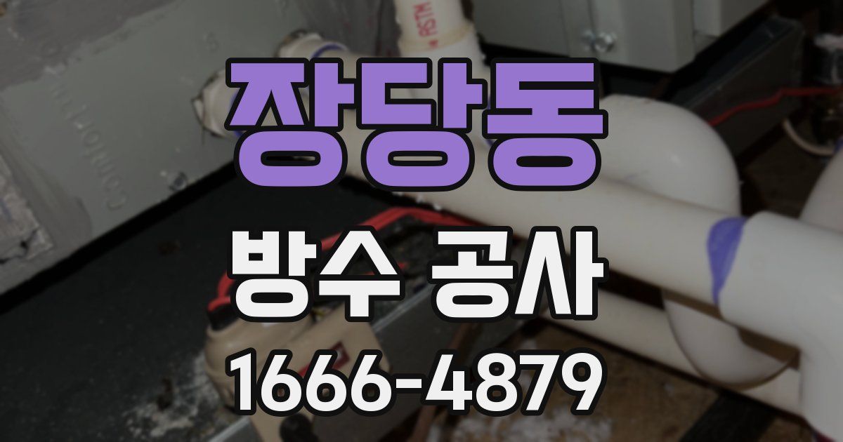 장당동 방수 공사