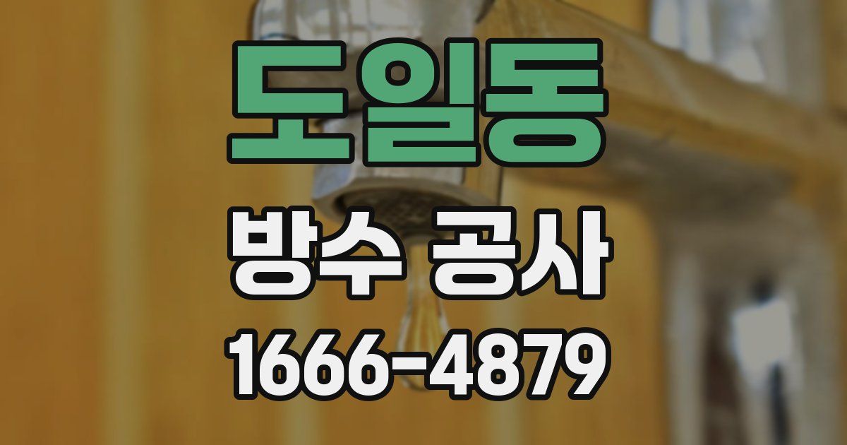 도일동 방수 공사