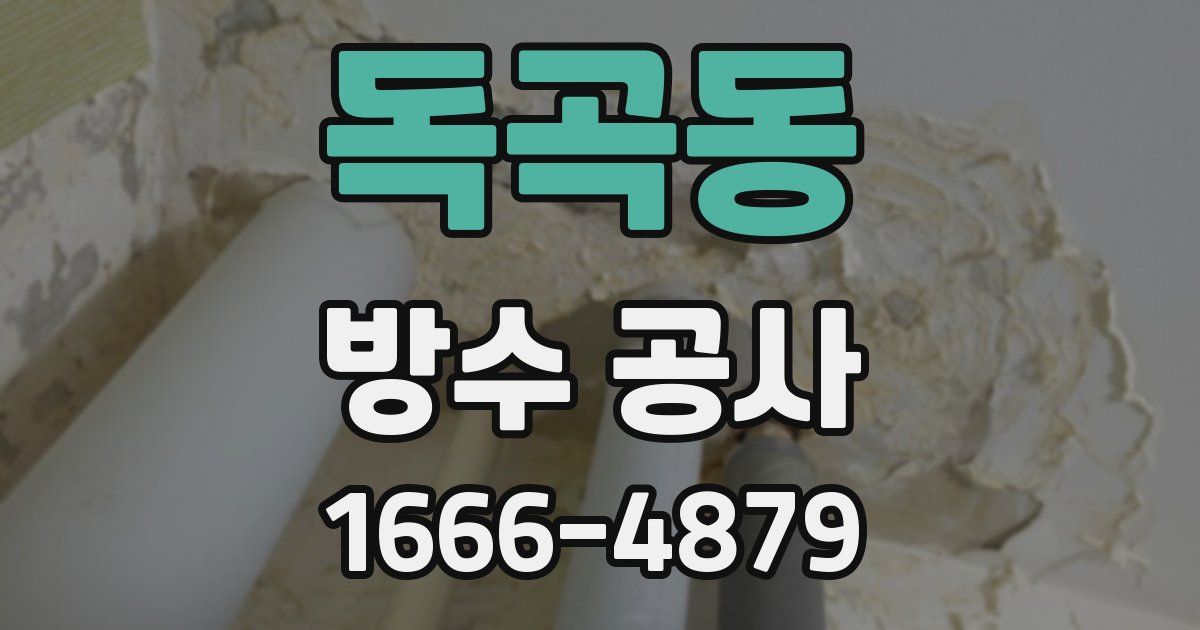 독곡동 방수 공사
