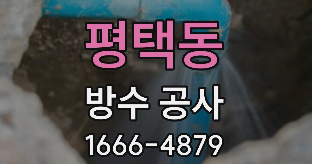 평택동 방수 공사