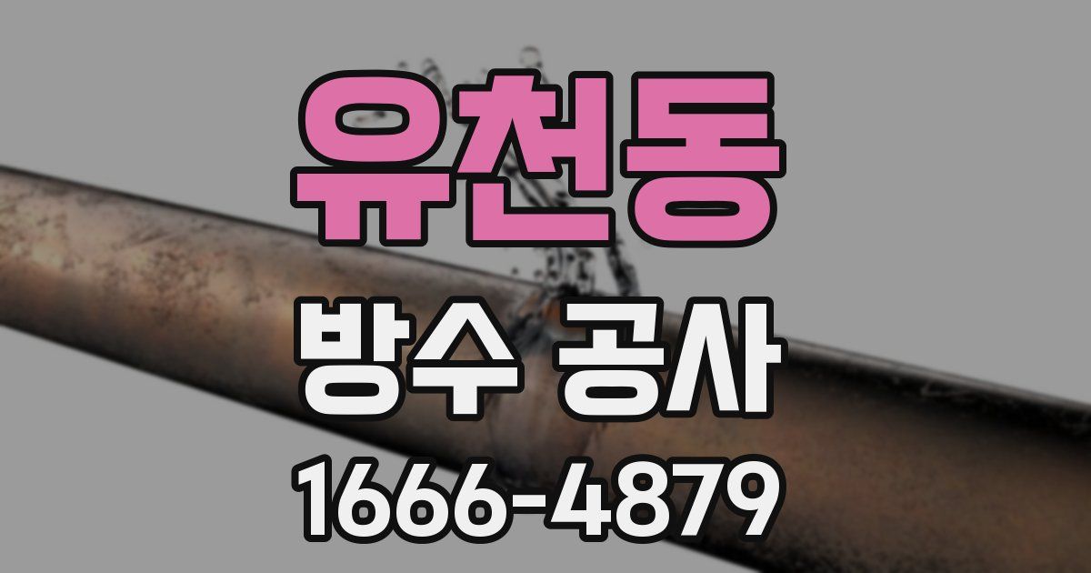 유천동 방수 공사