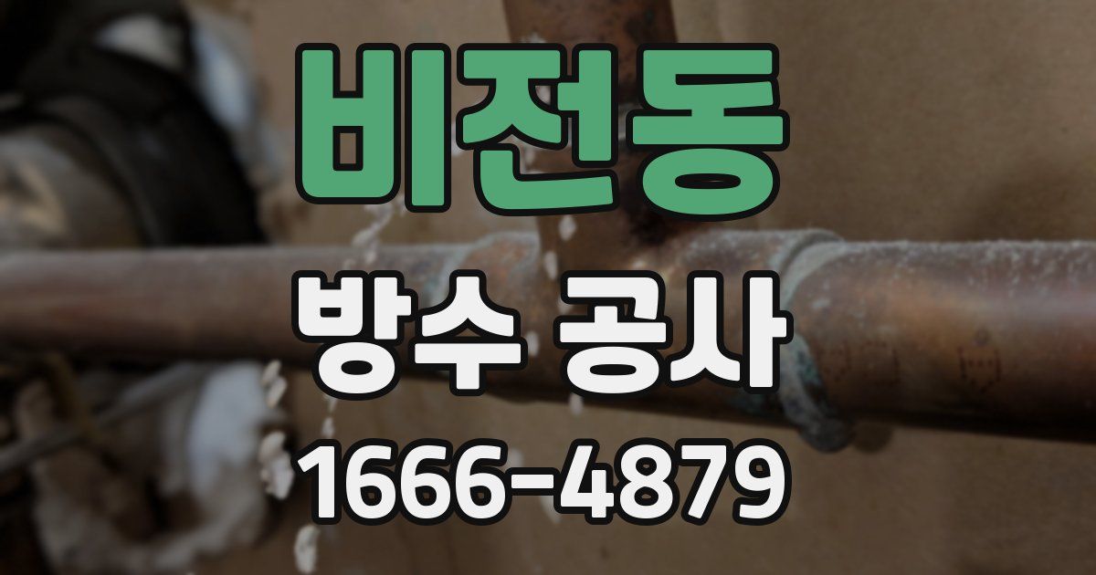 비전동 방수 공사