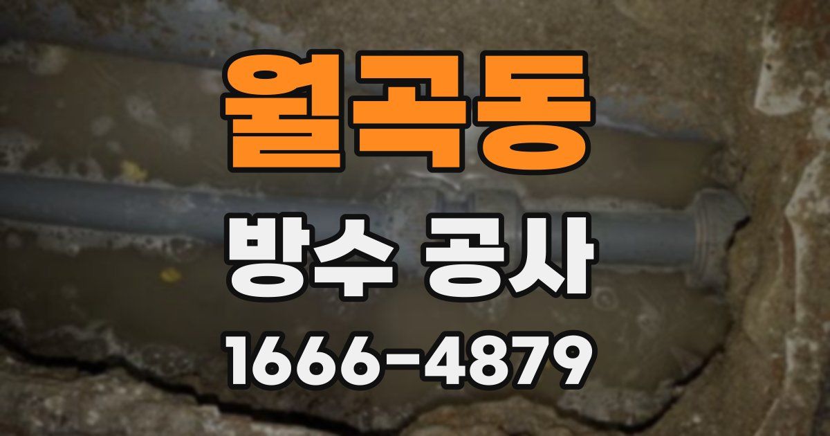월곡동 방수 공사