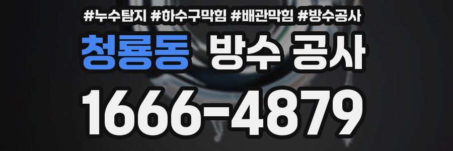청룡동 방수 공사