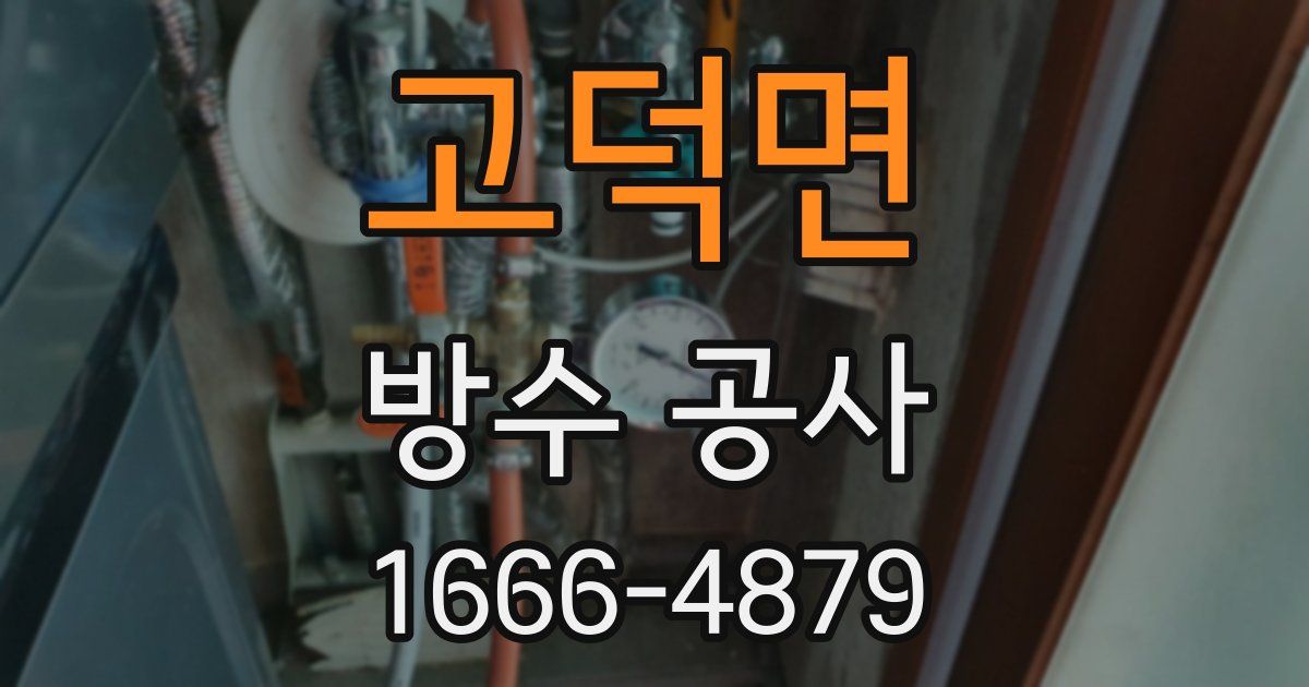 고덕면 방수 공사