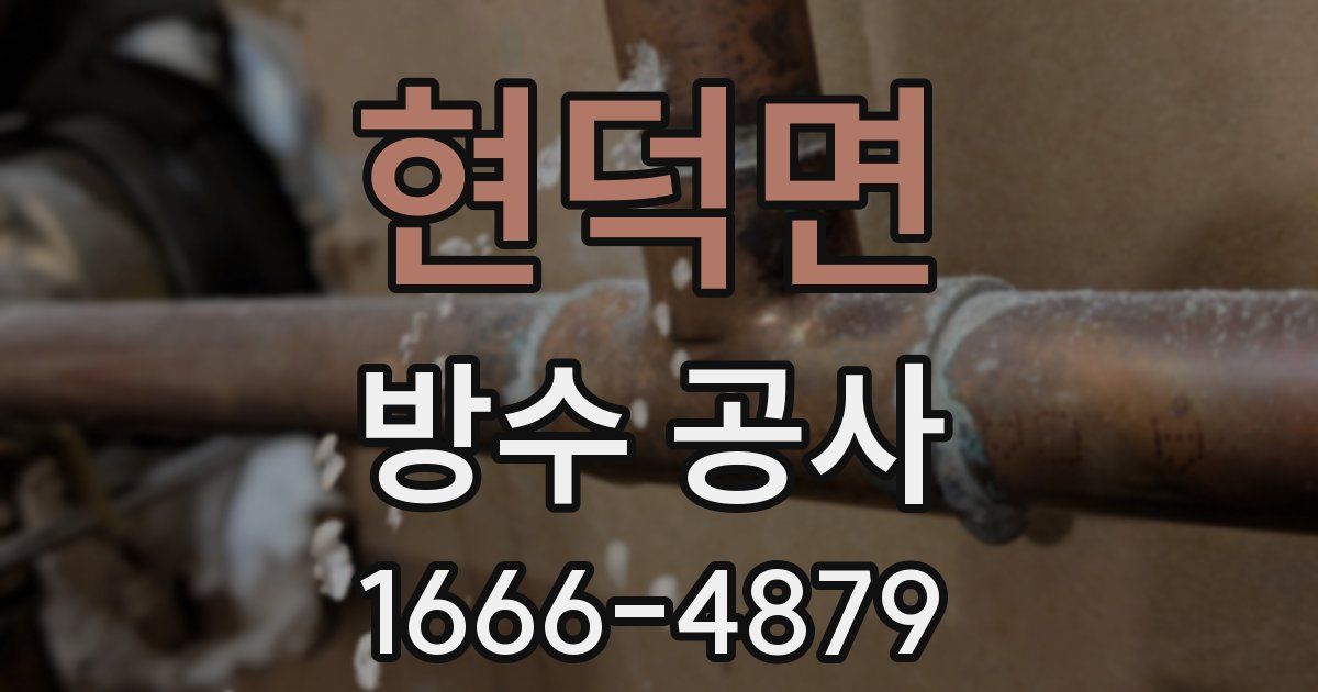 현덕면 방수 공사