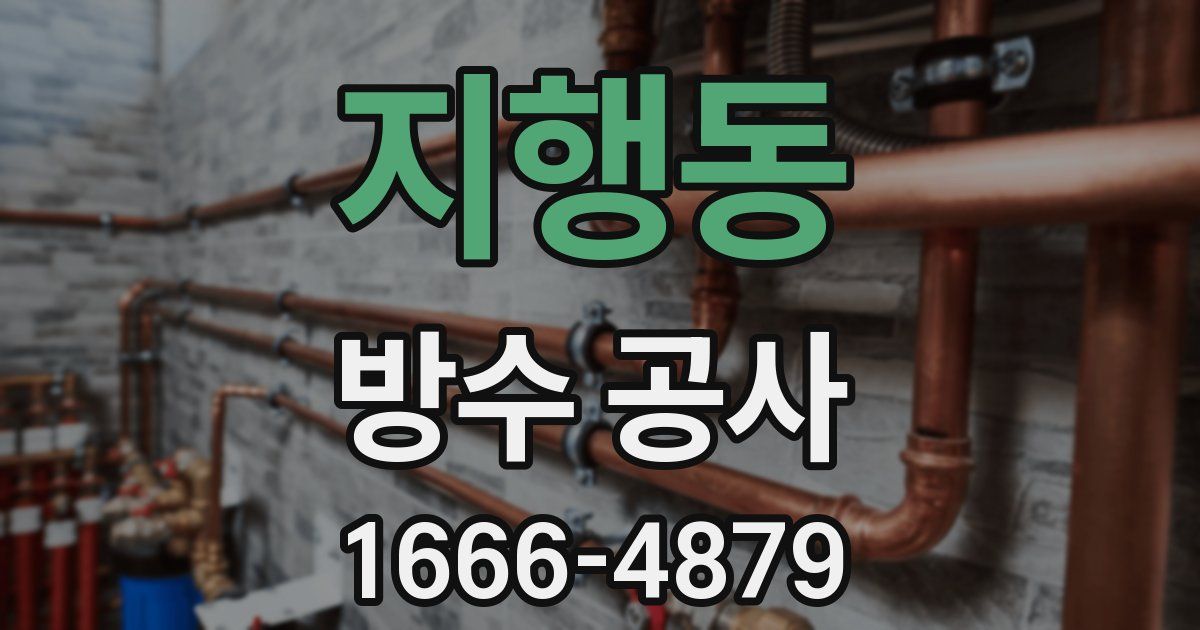 지행동 방수 공사