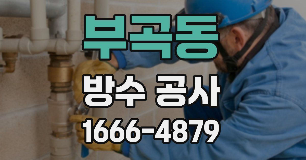 부곡동 방수 공사