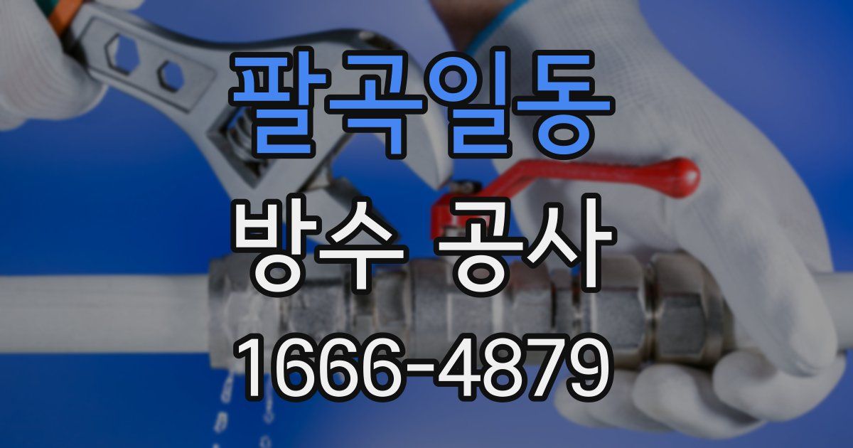 팔곡일동 방수 공사