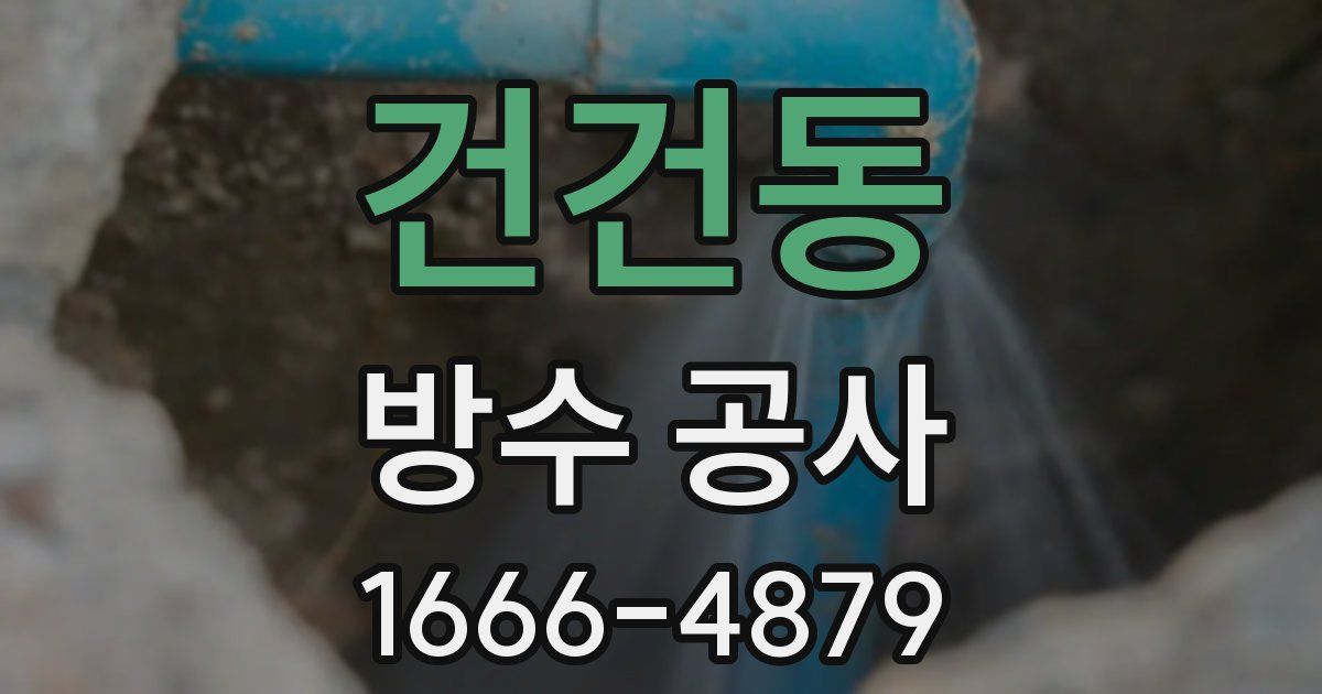 건건동 방수 공사