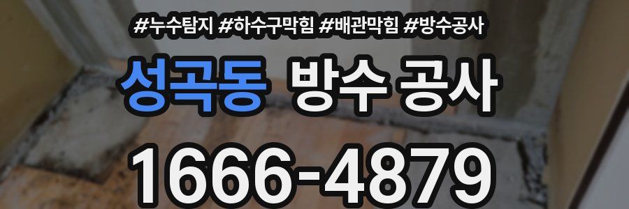 성곡동 방수 공사