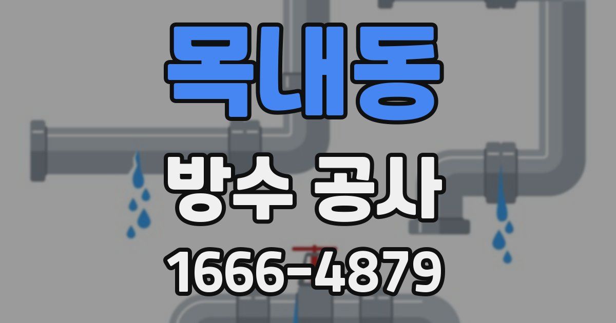목내동 방수 공사