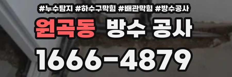 원곡동 방수 공사