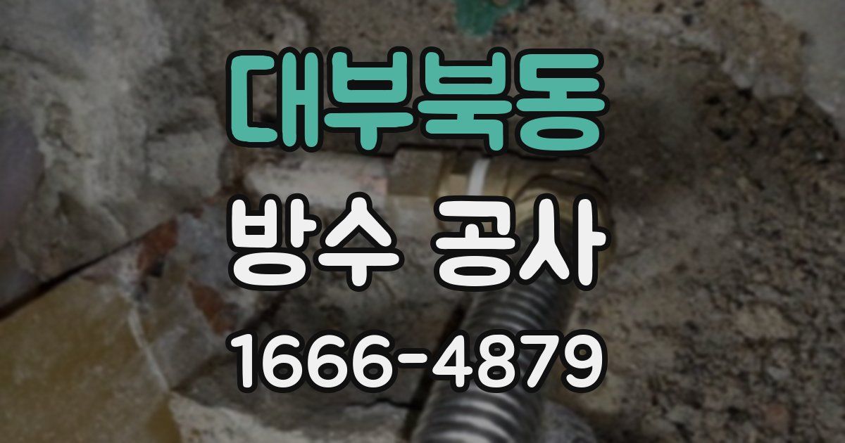 대부북동 방수 공사
