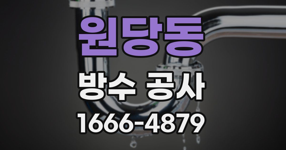 원당동 방수 공사