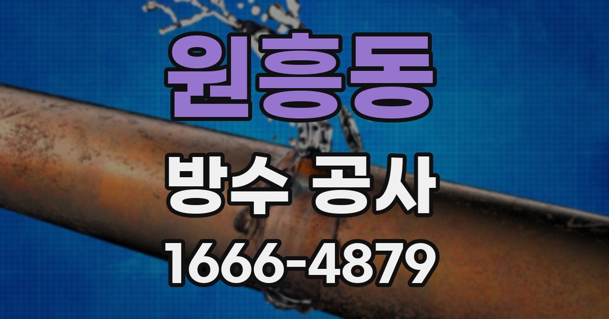 원흥동 방수 공사