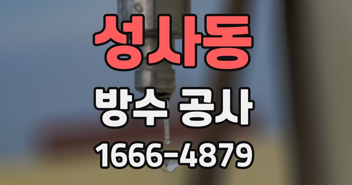 성사동 방수 공사