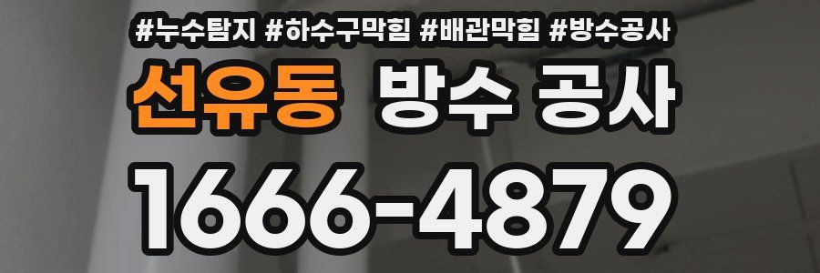 선유동 방수 공사