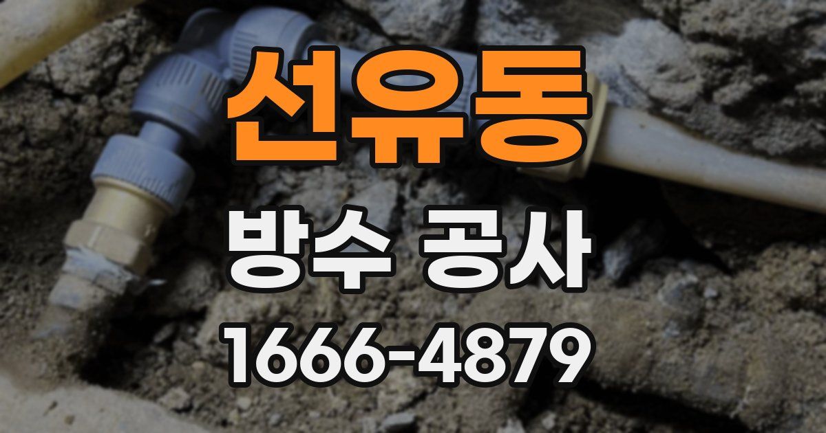 선유동 방수 공사