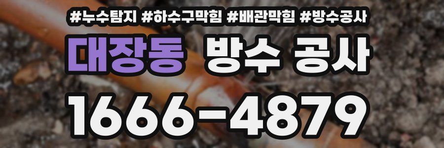 대장동 방수 공사