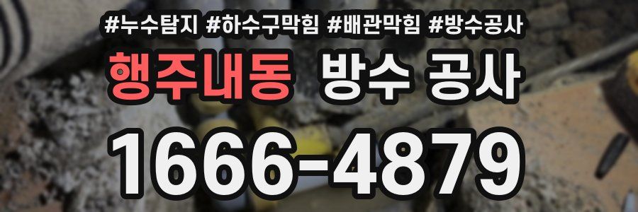 행주내동 방수 공사
