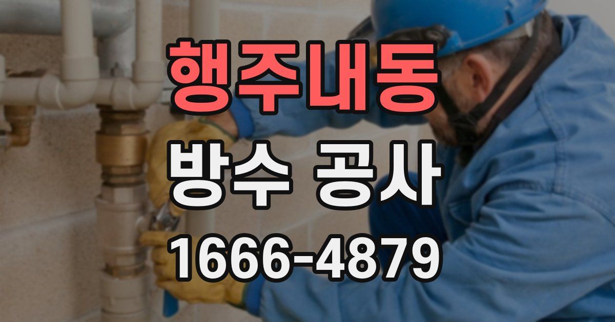 행주내동 방수 공사