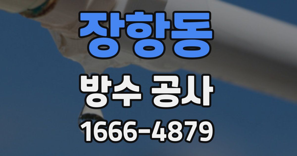 장항동 방수 공사