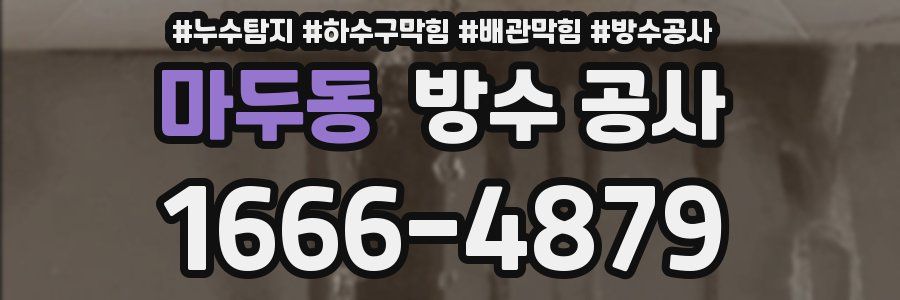 마두동 방수 공사