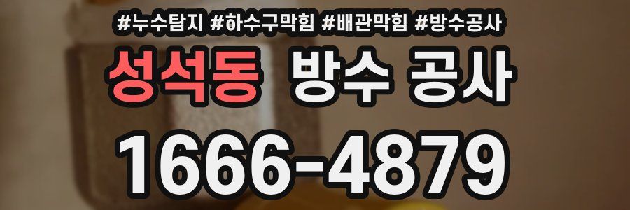 성석동 방수 공사