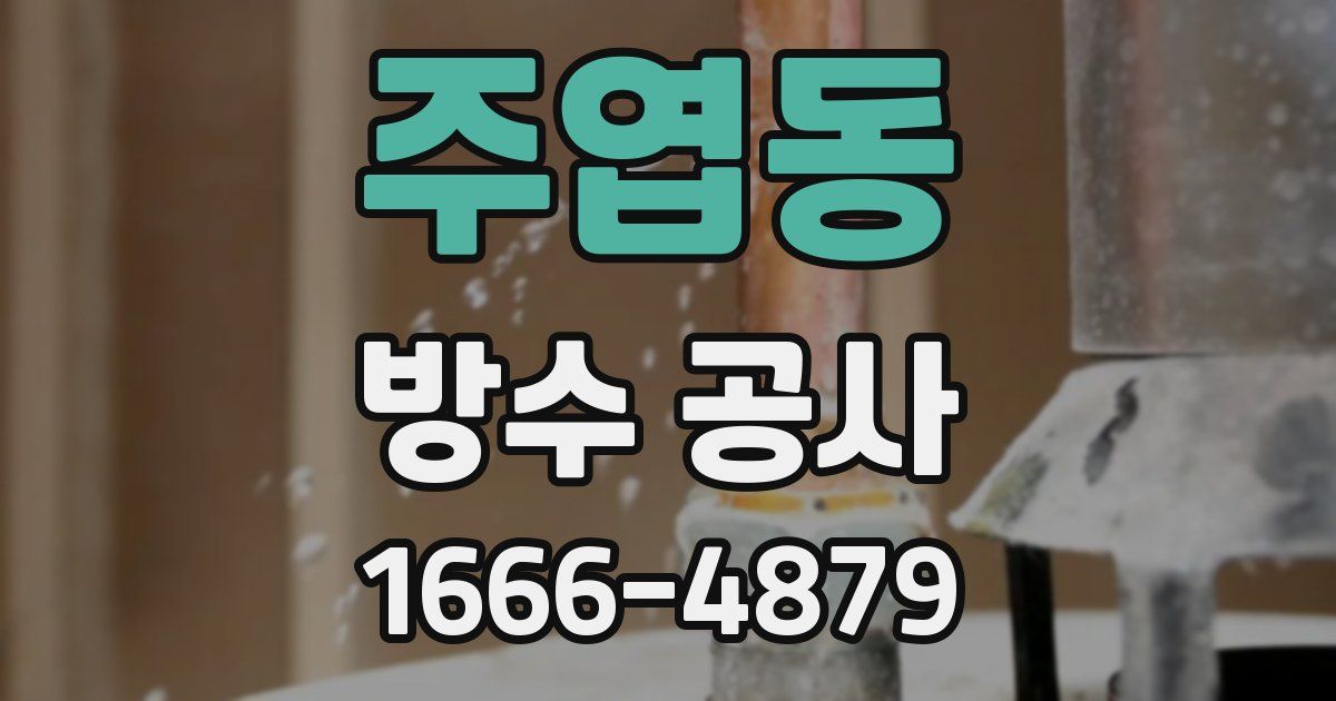 주엽동 방수 공사