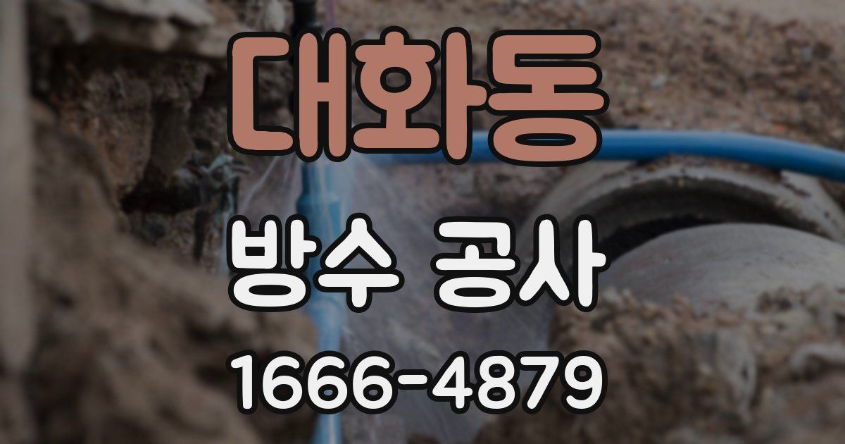 대화동 방수 공사