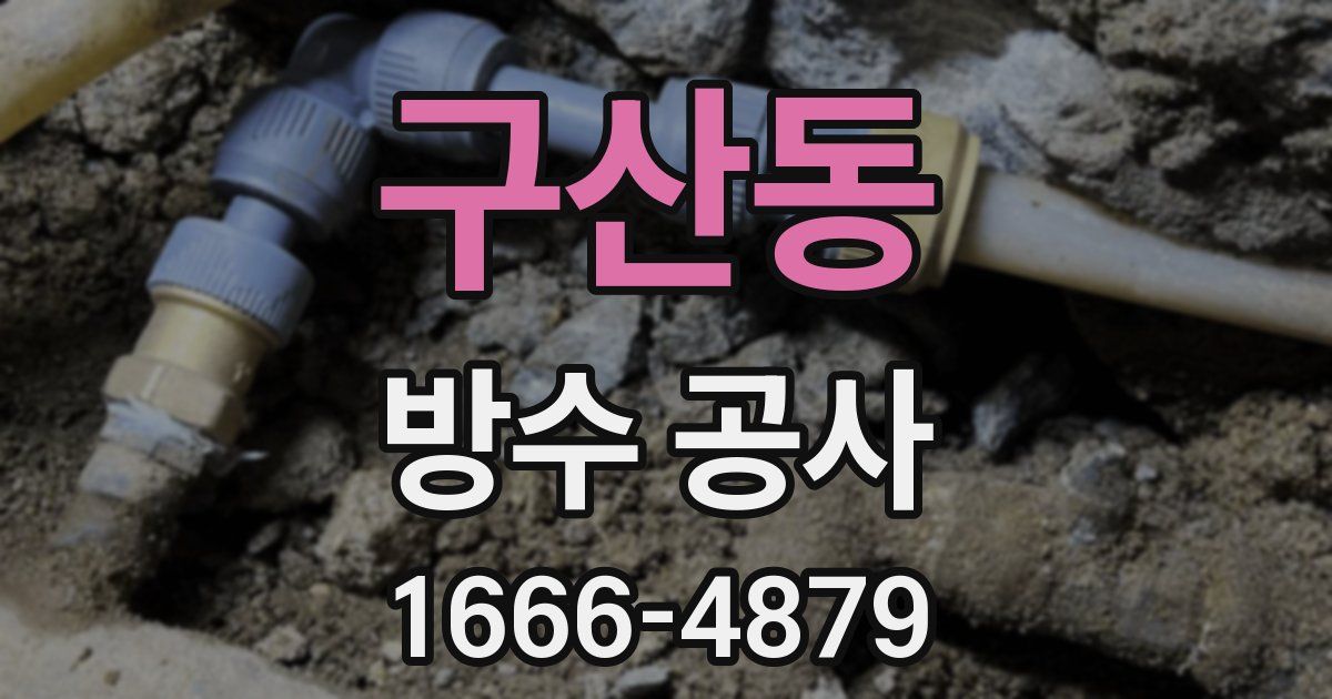 구산동 방수 공사