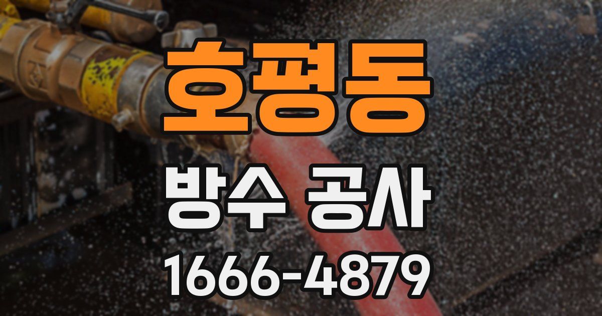 호평동 방수 공사