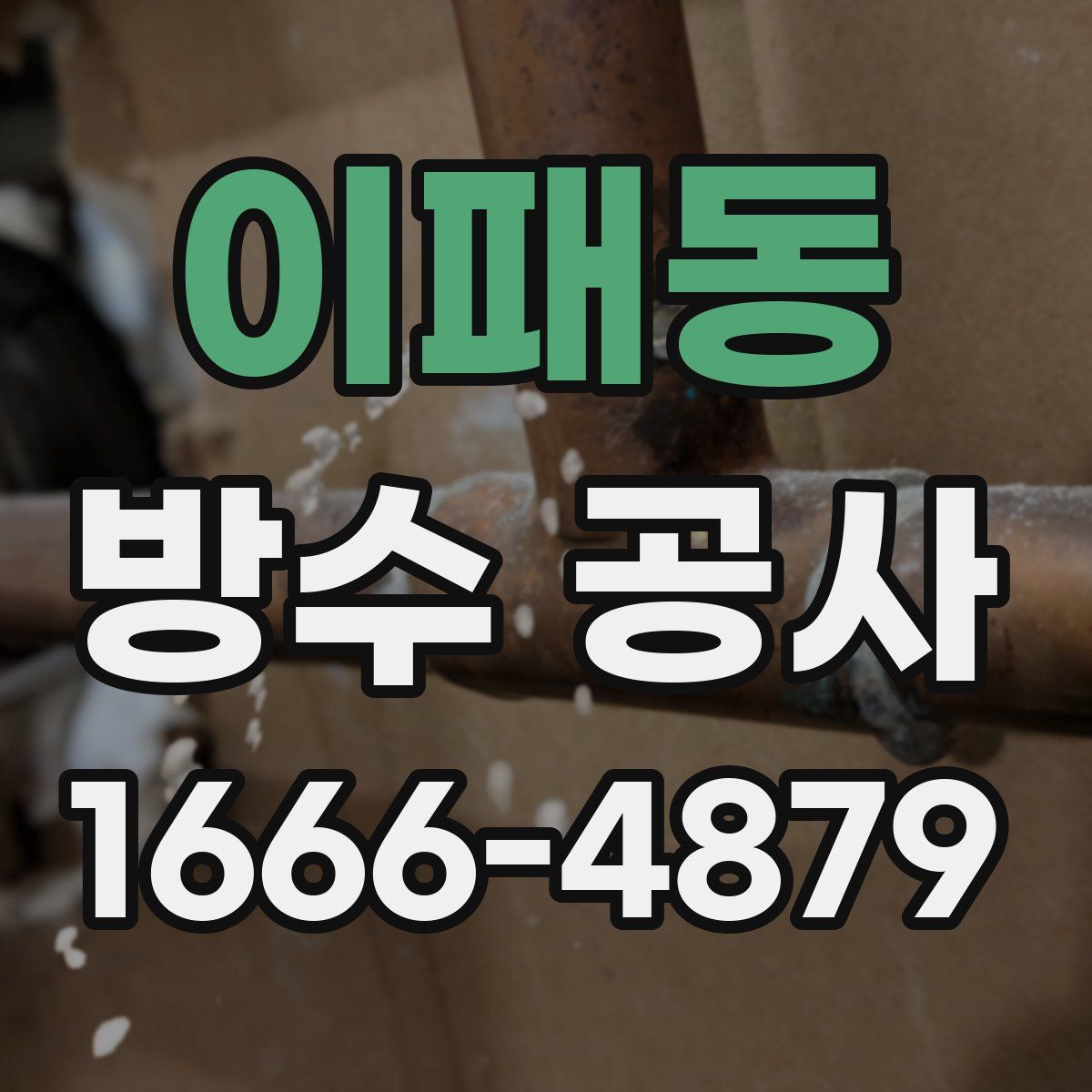 이패동 방수 공사